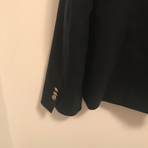 J.Crew Classic Schoolboy Navy Wool Blazer-12 EUC - Picture 6 of 6
